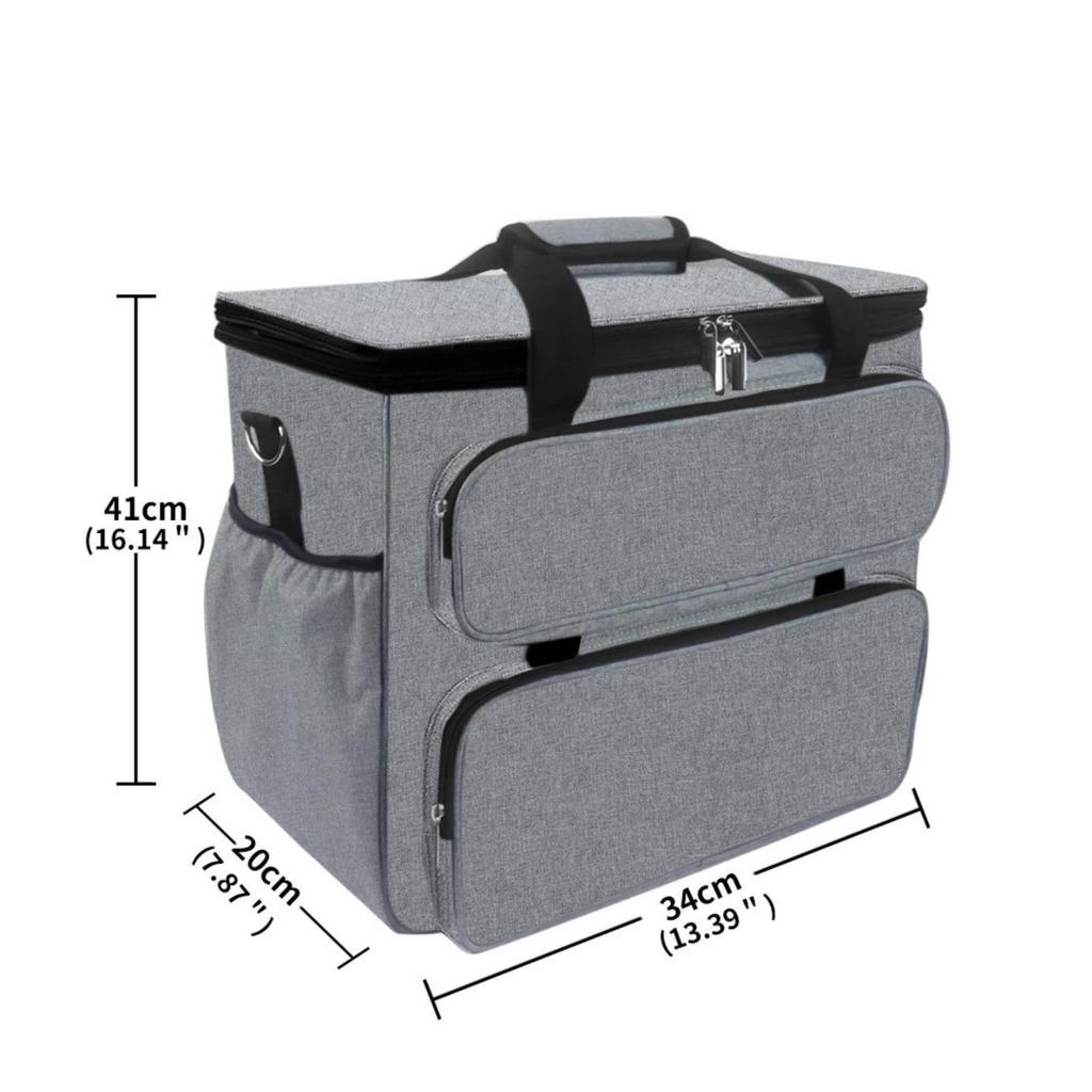 Travel Bag Lightweight Sewing Machine Storage with Multiple Pockets Tough