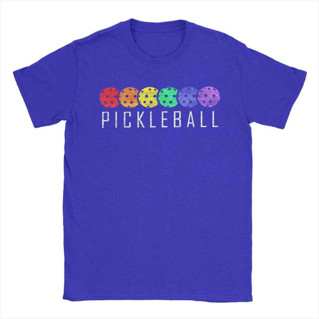 Unisexs TShirt Pickleball Funny Paddle Sports Player Creative 100 Cotton Tees Short Sleeve T Shirt Round Collar Tops Unique