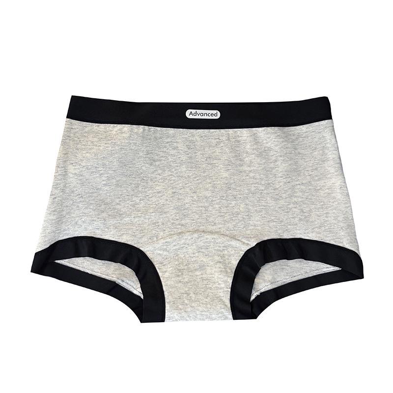 

10A Antibacterial Fashionable Sporty Cotton Ladies Boxer Briefs with Extended Crotch L (75-100 Jin)