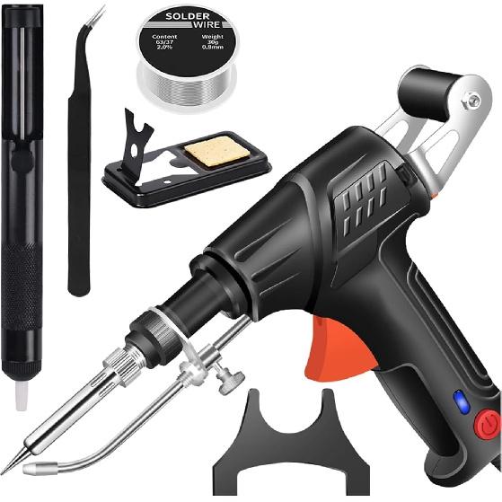 Internally Heated Industrial Laser Welding Tools, Manual Soldering Gun, 3-in-1 Welding/Cutting/Rust Removal, Intelligent Temperature Control