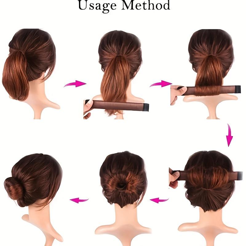 Minimalistischer Magischer Haarknoten-Maker Schnell Einfach Krone Styler für Frauen, Gedrehter Hochsteckfrisur Französische Locken