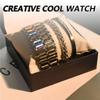 Binary Waterproof Digital Watch for Men - Titanium Alloy Material, Ideal for Sports Time Browsing