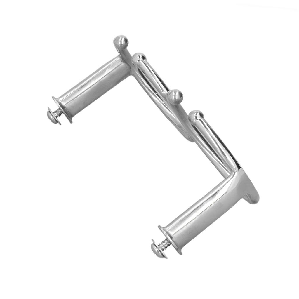 Διπλή Ανοιχτή Βάση Ποτηριού Δακτυλίου Ανοξείδωτος Χάλυβας 316 Καθολική για Σκάφος Τραπέζι Παιχνιδιών Καναπέ Αυτοκίνητα