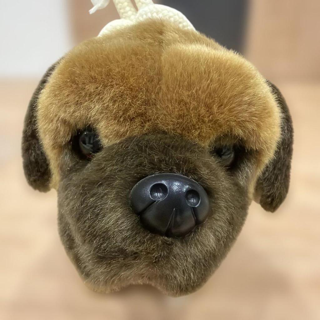 Used Tosa Inu Stuffed Animal, Tosa Fighting Dog Center, Height 20 Cm, Length 32 Cm