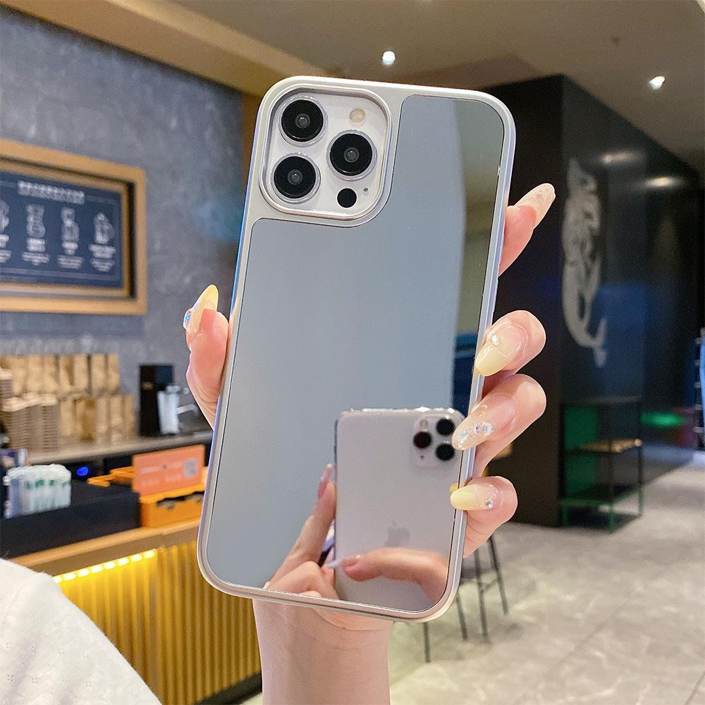 Mobile phone case Apple 17promax to picture iphone16 magnetic glass case/mirror case DIY hard