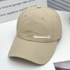 Letter Versatile Face Small Baseball Hat Female Spring and Autumn Student Quick Drying Sun Hat Sports Sunscreen Cap