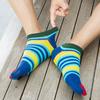 1 Pair of EU39-44 Five Finger Socks Cotton Male Short Socks Five Toe Socks  Walk