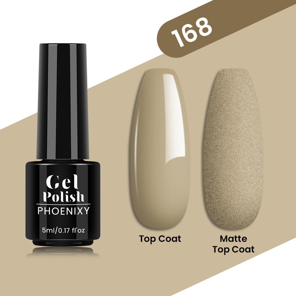 PHOENIXY 80 Farben Nagel-Gel-Nagellack, 5 ml, UV-LED-Farb-Nagelkunst-Hybrid-Nagellack, Liner-Gel, Maniküre-Kunst, semi-permanent, glitzernd, glänzende Farben-Gel