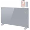 1500W Smart Panel Heater Wall Mounted & Freestanding, Electric Heater with Weekly Timer, Open Window & Anti-Frost, Grey