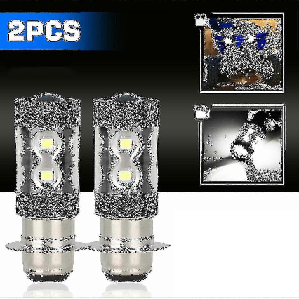 2pcs 2023 New H6m For Yamaha H6m Raptor 700 700r 2006-2018 50w 6000k White Led Bulb