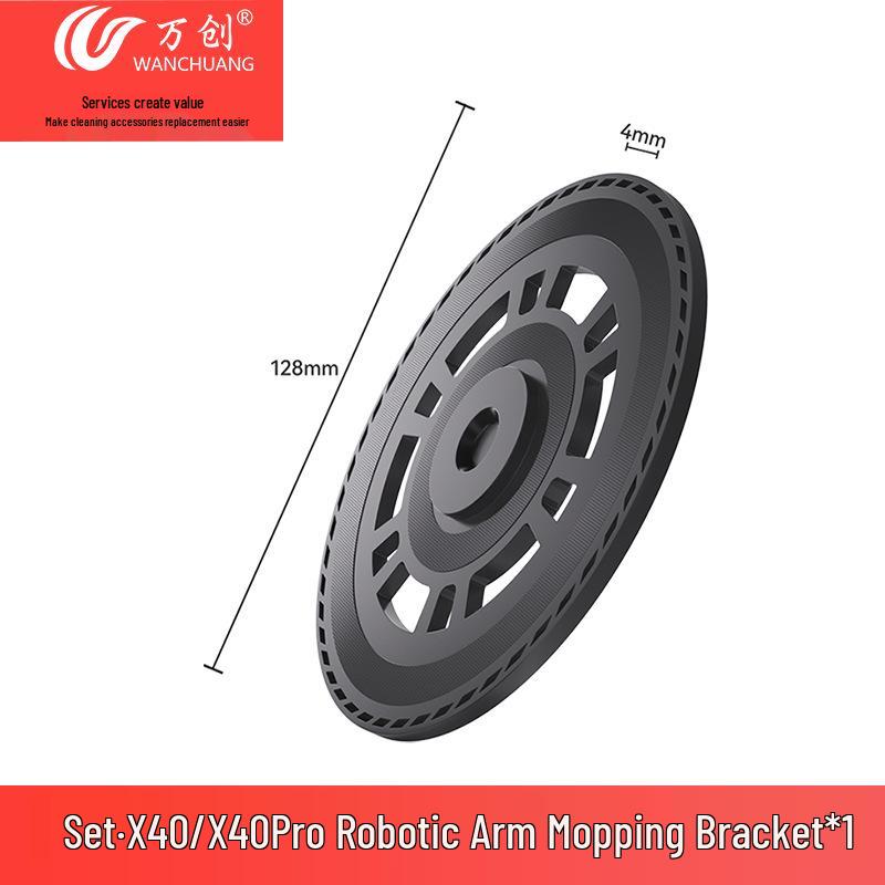 Wanchuang Accessories Kit for Dreame X40/X40Pro: Side Brush, Mop, Dust Bag, Roller Brush, Dustbin