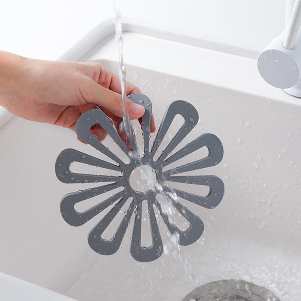 1/3pcs Insulated Tray Mat Waterproof Aanti Slip Flower Coasters Household Dishes Flower Shape Non-slip Cup Coaster