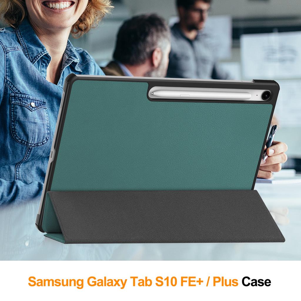 Για Samsung Galaxy Tab S10 FE+ Θήκη Δερμάτινη Σταντ Tablet Κάλυμμα Αντι-Πτώσης