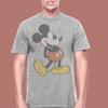 Disney Classic Giant Mickey Mouse Pose Charcoal Snow Heather Tee. NWT. Medium.