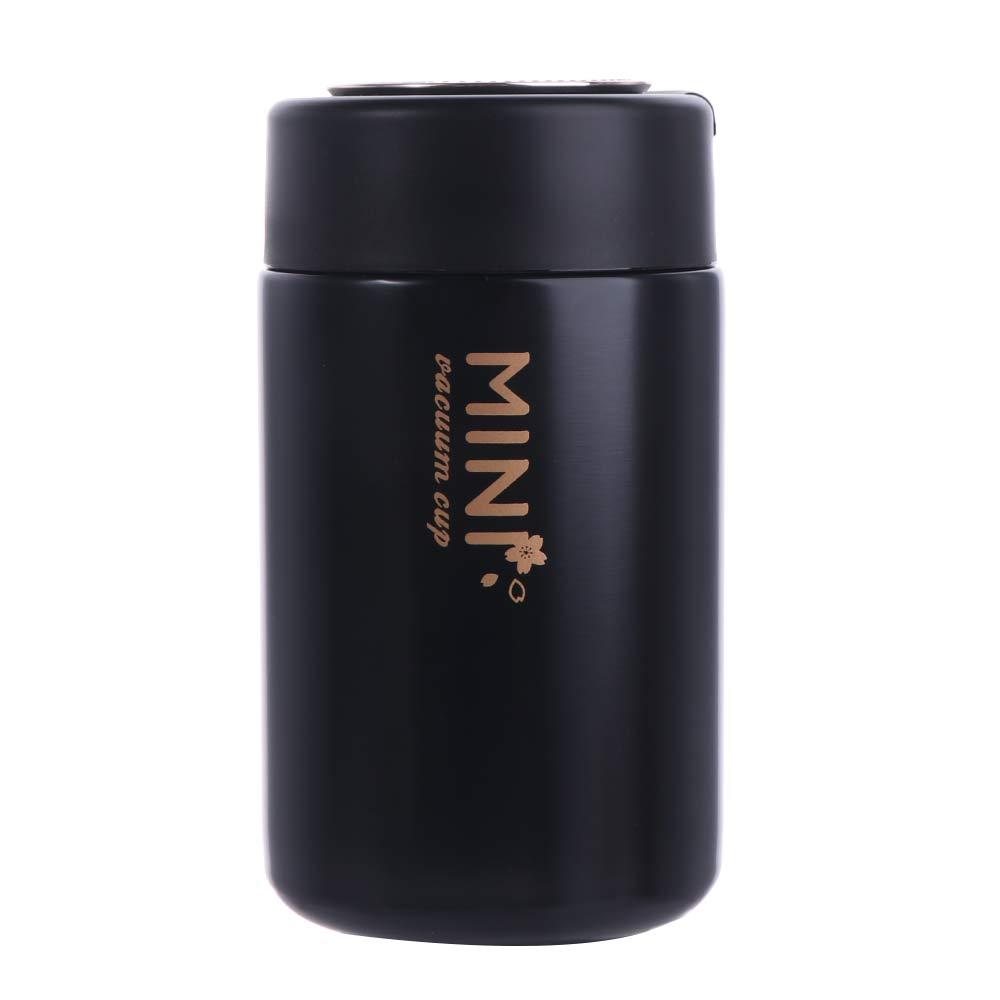Flower Mini Thermos Cup Stainless Steel Leak Proof Portable Vacuum Flask Keeps Cold and Heat Portable Thermal Water Bottle