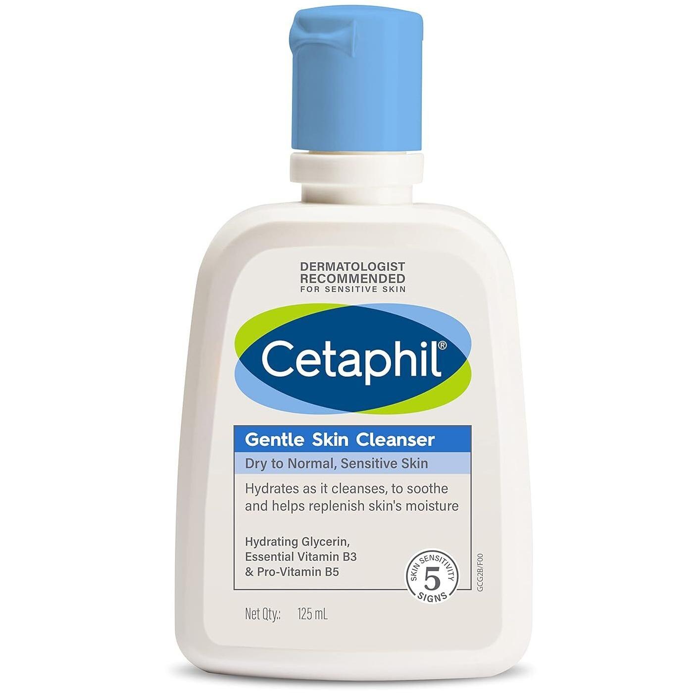 

Cetaphil Face Wash Нежное очищающее средство для сухой, нормальной и чувствительной кожи, 125 мл