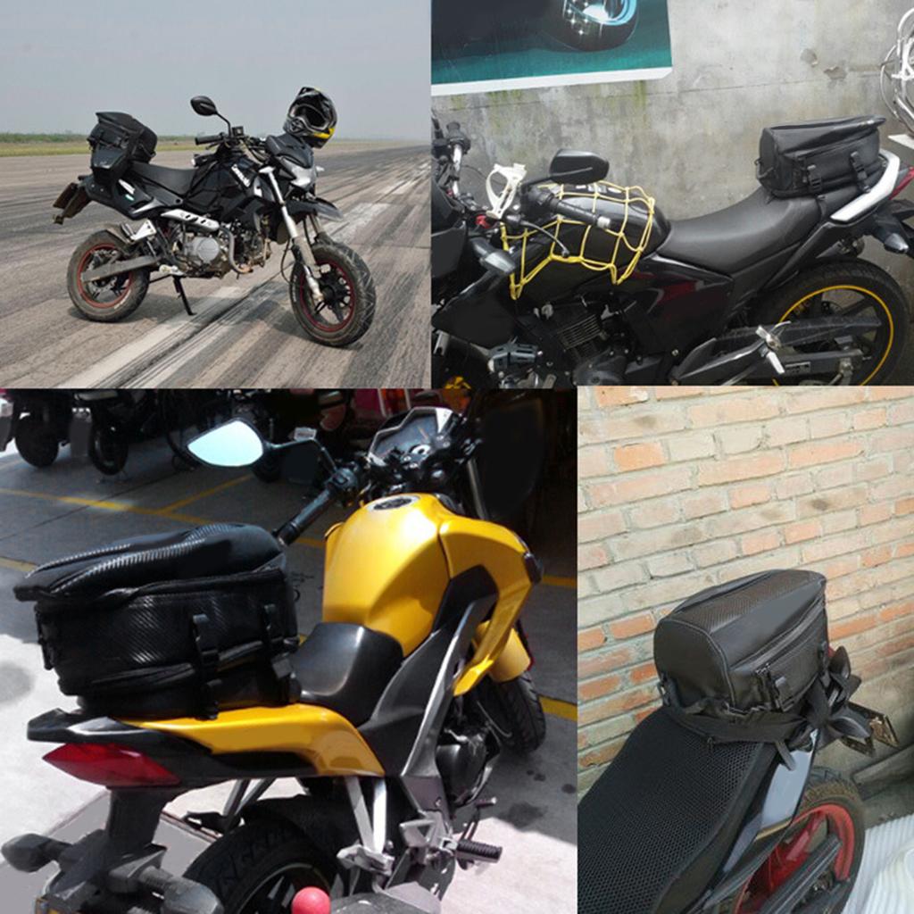 Tail Bag Rear Seat Package Travel Waterproof Motorbike Tank Bag Handbag Wear Resistant Accessories for Electric Car Bike