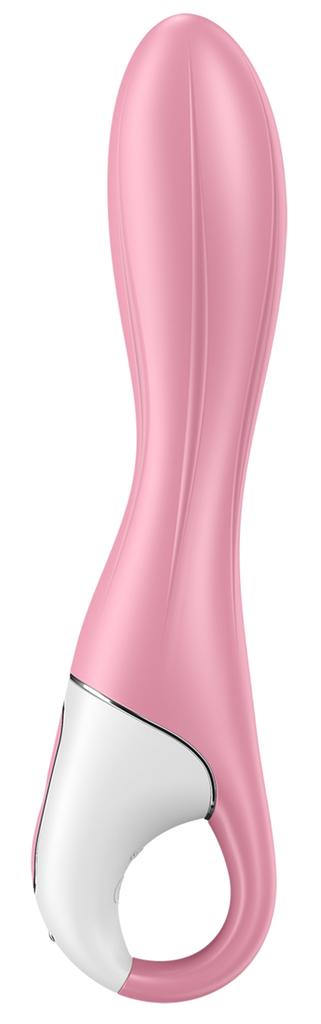 Vibro gonflable Air Pump Vibrator 2 Satisfyer 12 x 3.5cm Rose - Satisfyer - Vibromasseurs Design