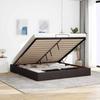 VidaXL Ottoman Bed Frames Without Mattress Dark Brown 160x200 Cm Fabric, Bed Frame, Upholstered Bed Frame, Bed Frame 3310892