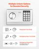 0.6 Cubic Feet Drop Safe, Drop Slot Safe Box with Password and Turn Knob, Heavy Duty Compact Cash Depository Box with a Front Lock Slot for Cash, Bank