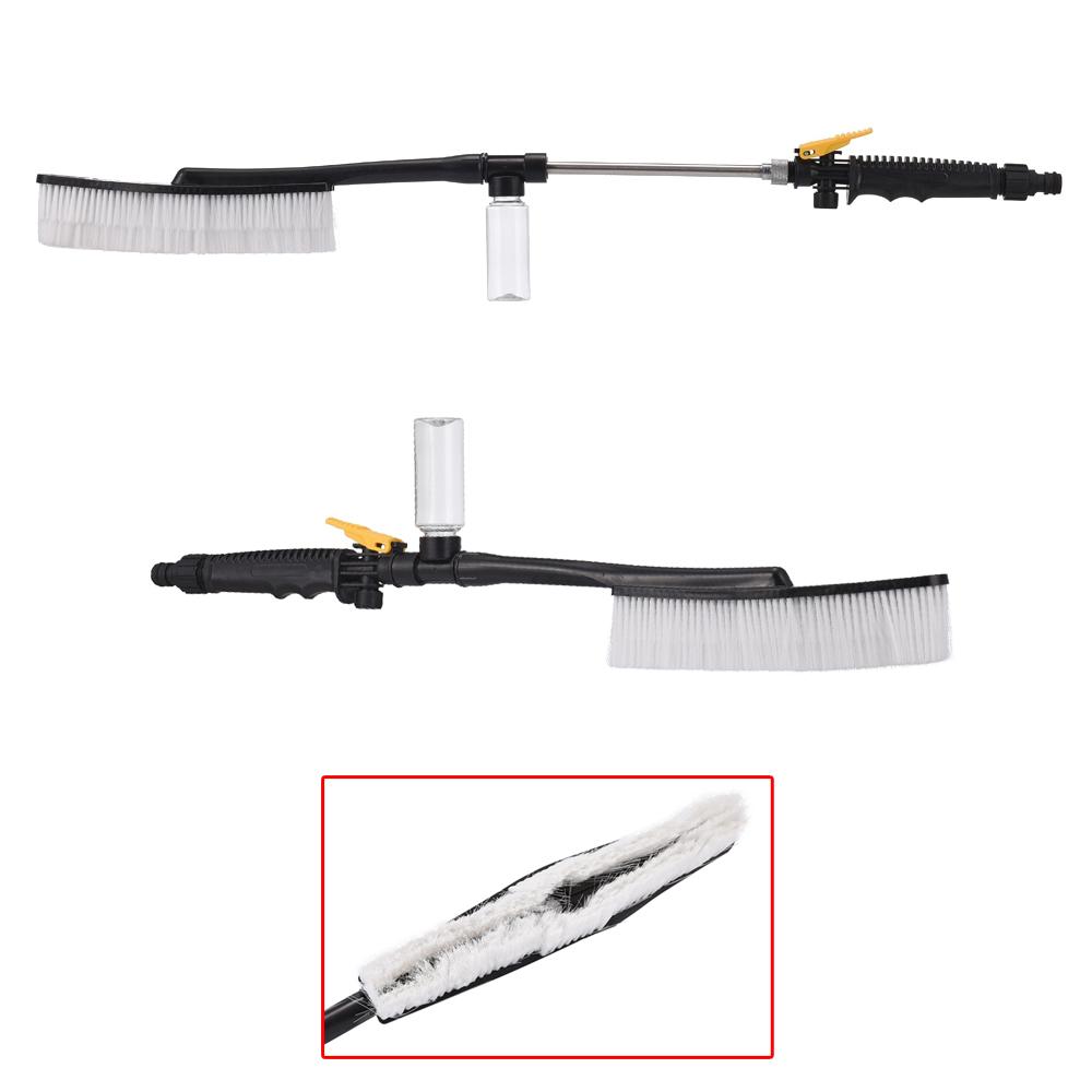Multipurpose Finger Press Lance Foam Brush Car Washing Water Fed Cleaning Tool, Spray Nozzle Water Gun for Watering