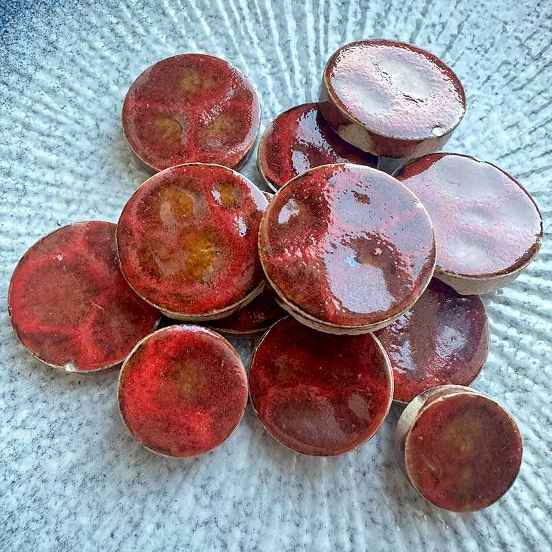 100g Oval Ceramic Mosaic Tiles Multi Color Mosaic Piece DIY Mosaic Making Stones for Craft Hobby Arts Home Wall Decoration arte