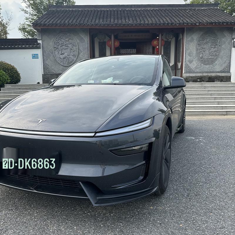 Deflector de vânt pentru bara de protecție față și Spoiler sprânceană far pentru Tesla Model Y Facelift 2025+