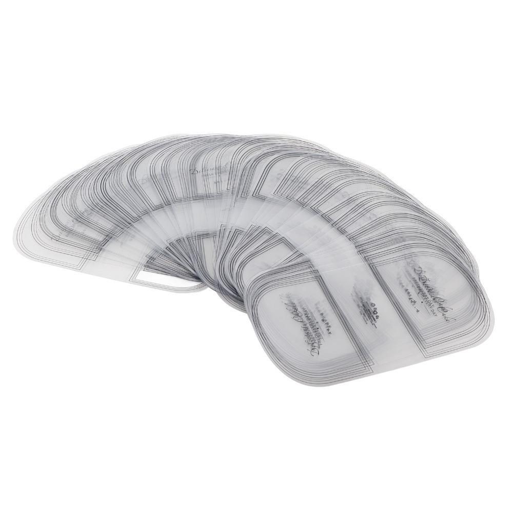 100pcs Transparent Cake Baking Collar Plastic Mousse Baking Tool  Home Baking прозрачный