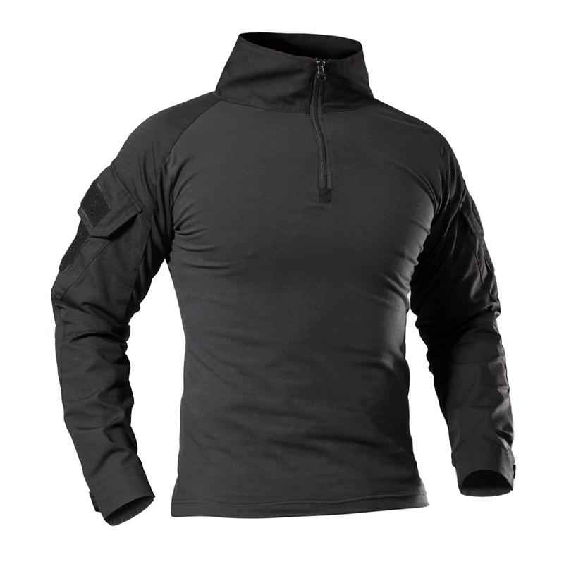 Stock Clearance Items Black Camouflage Multicam Combat Shirt