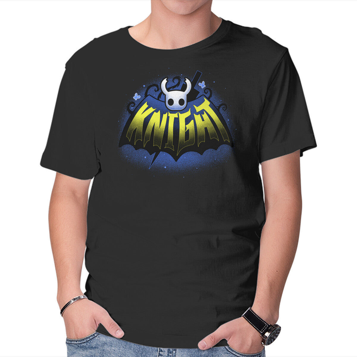 Unisex Crew Neck T-Shirt Knight Emblem Graphic Short Sleeve Casual Tee XXXXL
