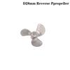 1Pc Right Left Hand 4Mm Shaft 3-Blades Metal Propeller Submerged Prop 28Mm 40Mm 48Mm For Rc Boat Marine Tug Bait