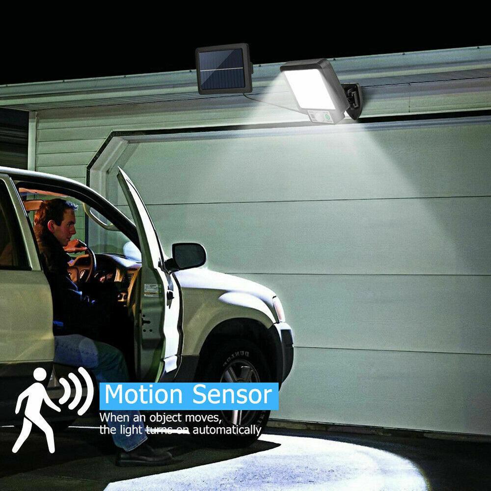 Solar LED Lights Outdoor Waterproof Motion Sensor 3 Modes 72/108/117COB Solar Flood Wall Lamp Street Garden Porch Garage Light