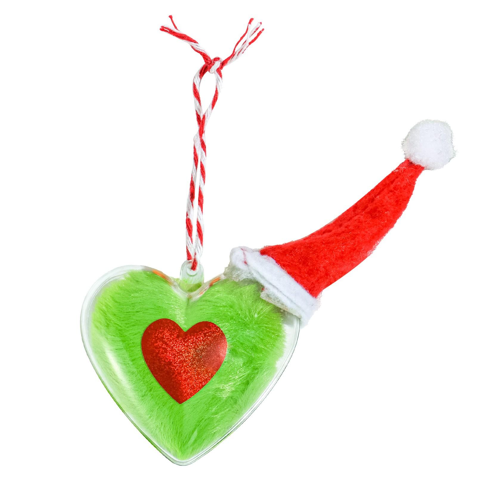 

Enchanting Laser-Cut Heart Ornaments – Christmas In Every Detail! One Size зелёный