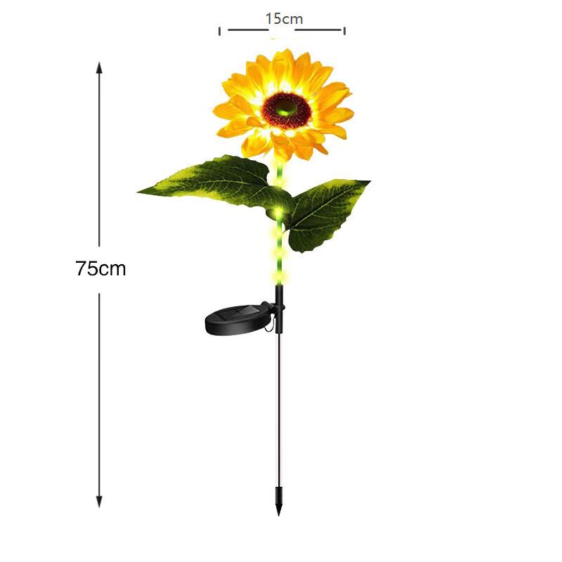 Solar Sunflower Garden Decorative String Lights