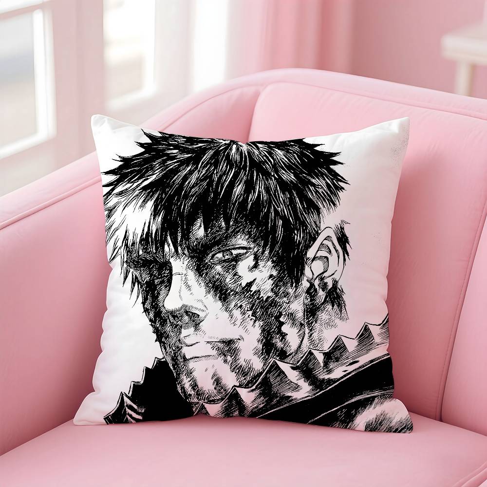 Classic comics B-Berserk Pillow Case Pattern Printed Pillowcase for Living Room Sofa Cushion Cover & Bedroom Decor