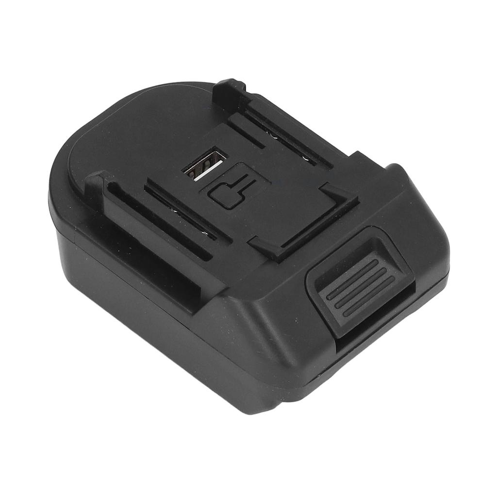 Battery Adapter ABS Short Circuit Protection with USB LED Light Battery Converter for 18V To 21V