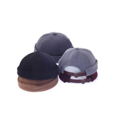 Bonnet en laine douce uni mode hip-hop Chapeau Leon