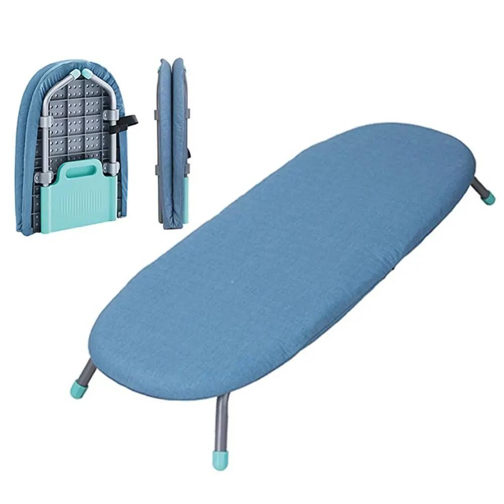 New Folding Legs Ironing Board Heavy Duty Space Saving Tabletop Iron Board Padded Clothes Ironing Pad Laundry Room