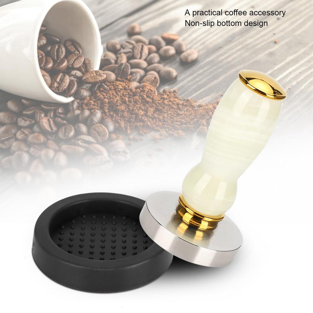 Silicone Coffee Tamper Mat Pad Holder Stand Coffee Machine Tamper AccessoriesBlack
