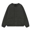 Short Quilted Jacket Charcoal