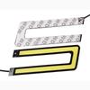 2/4Pcs 12V U Shape Daytime Running Light Waterproof DRL Car LED Strip External Lights Signal Lamp Fog Lamp Universal
