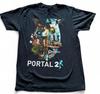 Portal 2 Sci Fi Puzzle Game Graphic T Shirt