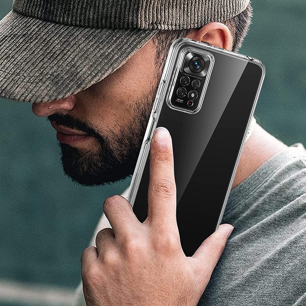 Custodia in silicone doppia copertura completa a 360 ° per Xiaomi Redmi Note 11 11S 10 10S 9 9S 10C 9T 9A 9C Poco X4 X3 NFC M4 M3 Pro Clear Hybrid Soft Cover rigida Shell