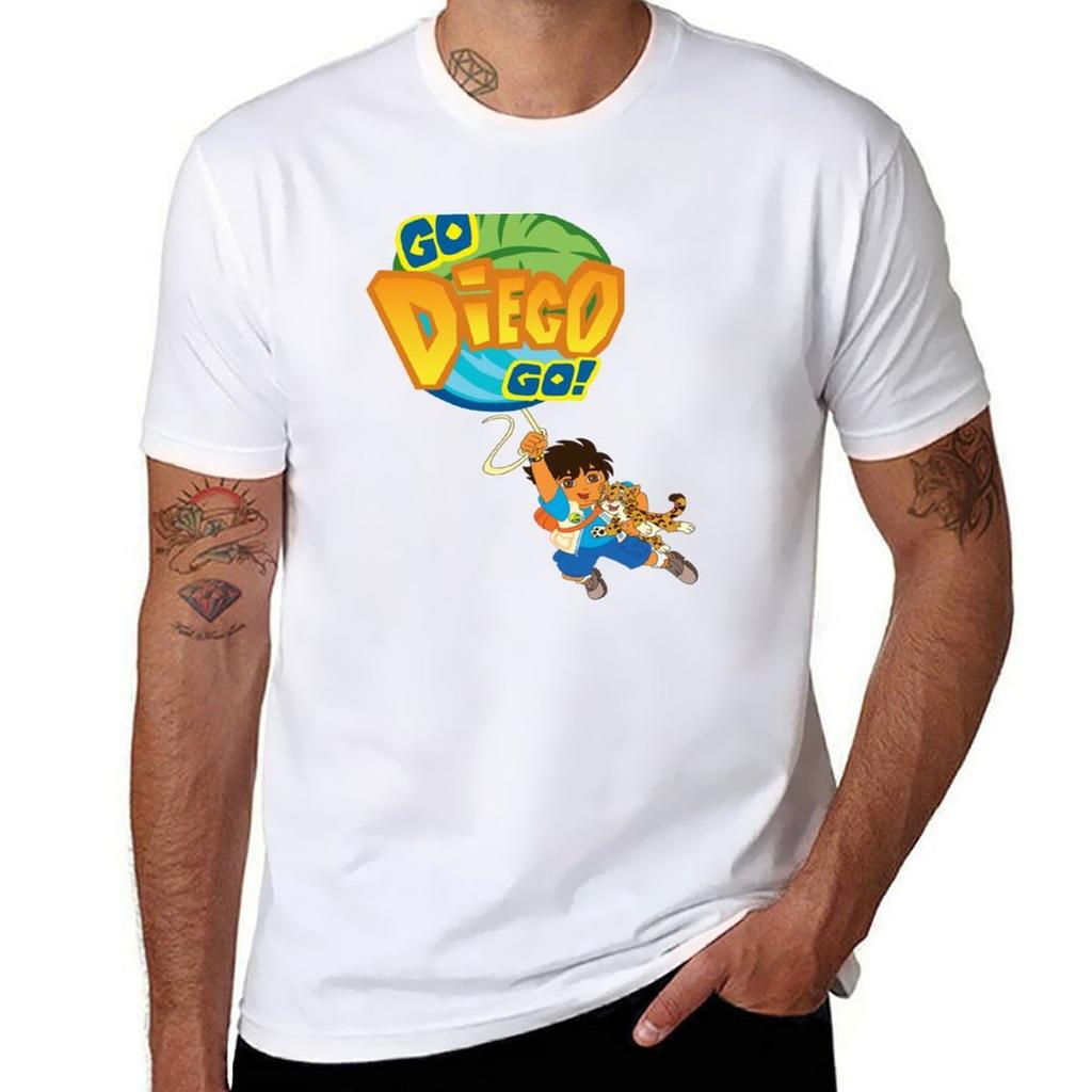 Diego In Action Tshirt Plus Size Simple Casual Top