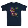 Mardi Gras New Orleans Louisiana Map Tuesday Funny Costume Vintage Unisexs Tshirt