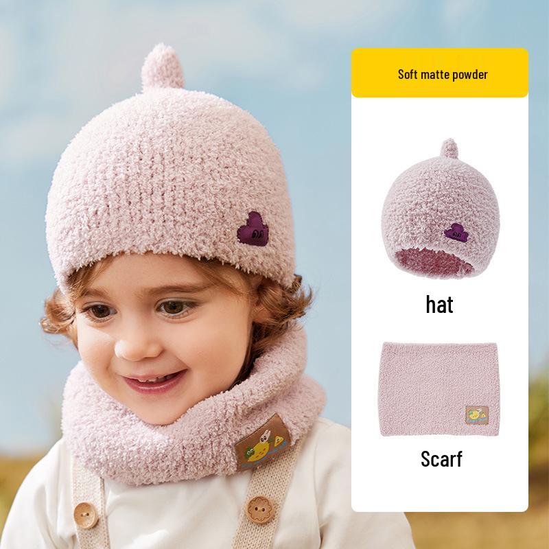 Infant Lemon Wool Hat - Cute Knitted Winter Hat for Boys and Girls, Autumn and Winter Collection