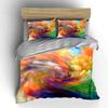 Colorful Swirl Abstract Bedding Bedding Duvet Cover Set Duvet Cover Pillowcases  (1 * Duvet Cover 2 * Pillowcases, Without Duvet Insert)