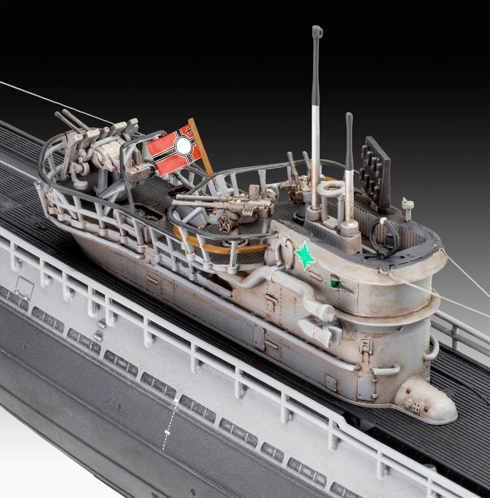 Revell German Submarine Type IX Plastic Model Assembly Kit 05167 1/144 C/40