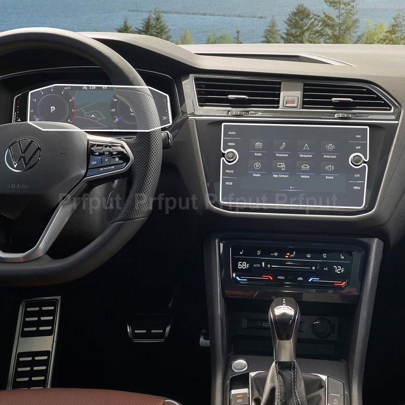 Pellicola in vetro temperato Per Volkswagen Tiguan 2021 2022 Schermo infotainment radio gps Navigazione 8 pollici Protezione cruscotto
