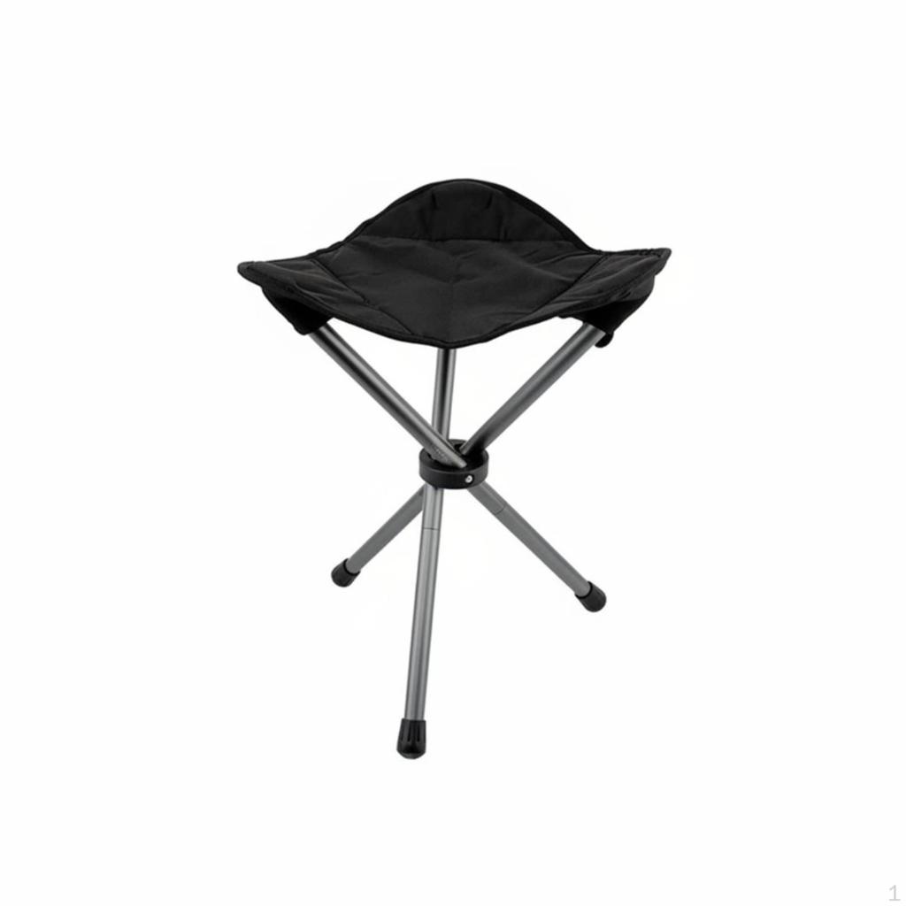 Tripod Camp Stool Foldable Lightweight Seat for Campers, Travelers, Camping,